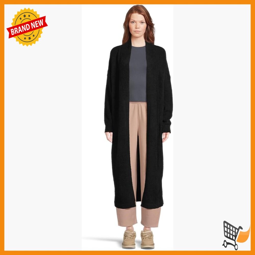 Soft Recycled Polyester Cocoon Duster Cardigan Wi… - image 1